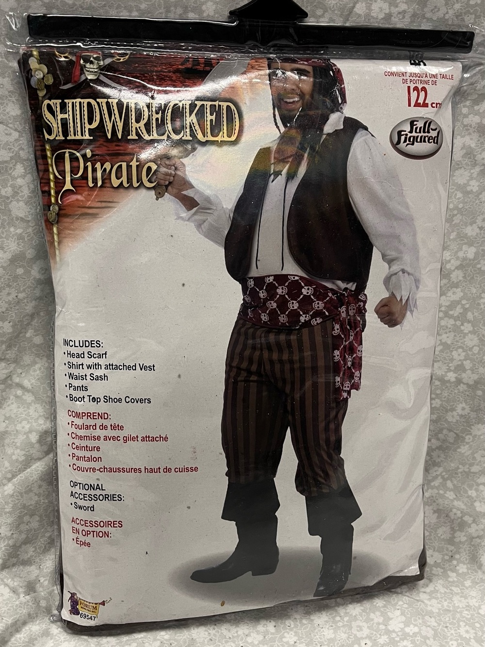 NEW Shipwrecked Pirate Costume -